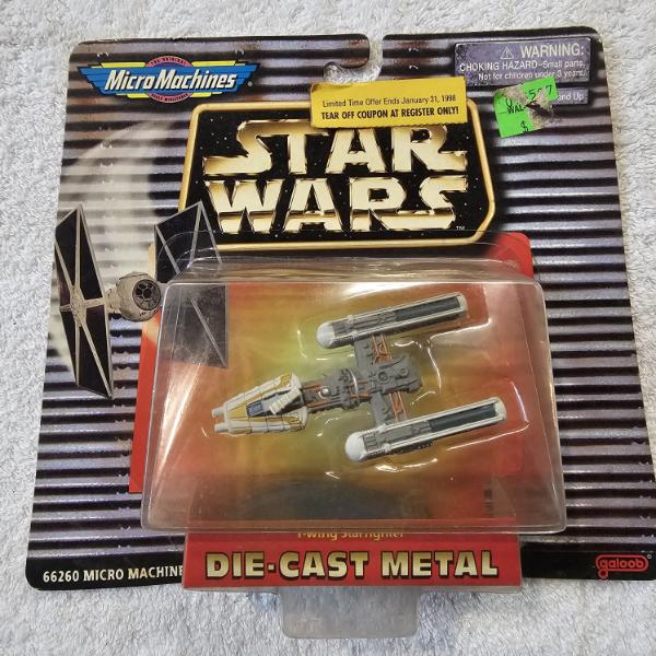 Galoob Micro Machines Star Wars Y-Wing Starfighter, Model 66260, Manufactured in 1996 - NIB!!!