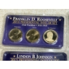 Image 3 : Presidential Dollars - FV $ 12 - Franklin D. Roosevelt - Dwight D. Eisenhower - Lyndon B. Johnson 