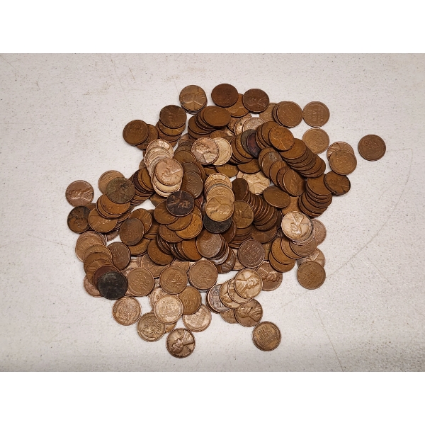 1940 - 1942 Lincoln Wheat Cents - Face Value $2.50