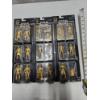 Image 1 : Star Wars Gold Colored Figures (Lot of 9, 2 per Package = 18 Figures)