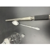 Image 2 : Ring Sizer - Clear Bell with Broken Shell Piece & Spoon - Bird Bell Made in Romania 