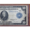 Image 4 : 1914 United States $10 Federal Reserve Bank of Cleveland Note ~ Beautiful Note ~
