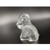 Image 4 : Degenhart Dogs - Clear - Adorable Uranium Glass Dog Figurine - ~2.5 inches 