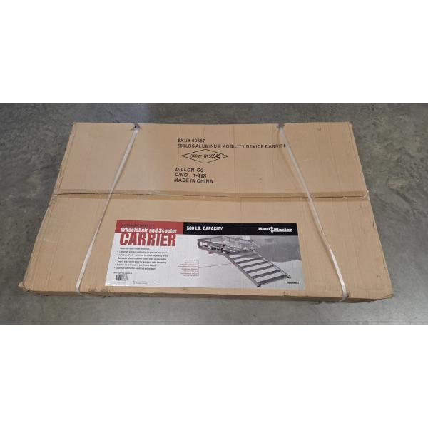 New In Box- Haul Master Aluminum Scooter/Wheelchair Carrier 500 lb. Max Weight Limit 