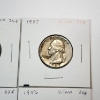 Image 4 : Six Assorted Years 90% Silver United States Washington Quarters FV: $1.50