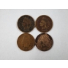 Image 1 : Four Assorted United States Indian Head Pennies ~ Two 1899, A 1900 & A 1901!