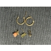 Image 4 : 14k Gold Earrings Total Weight - 1.5 grams