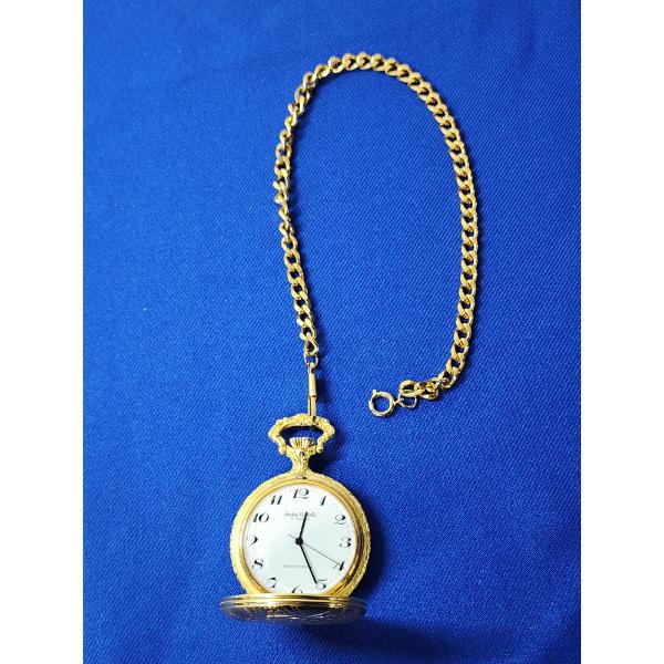 Gorgeous Gold-Tone Andre Rivalle Pocket Watch