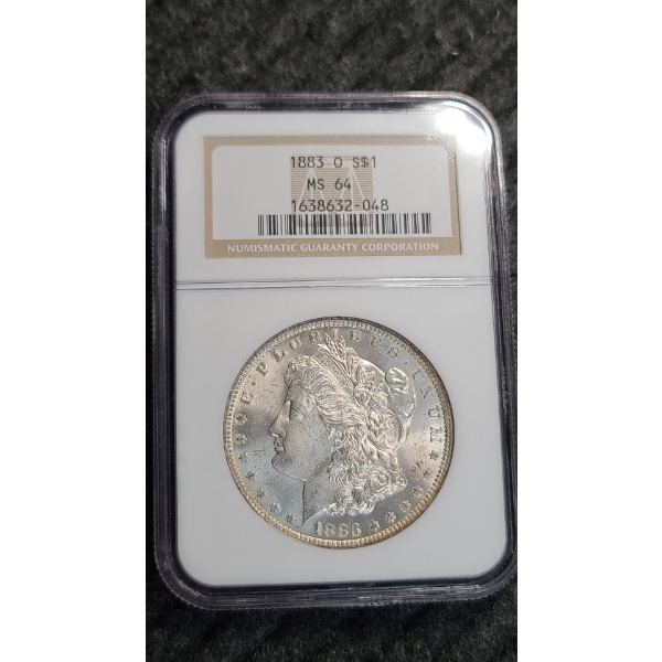 1883-O MS 64 Morgan Silver Dollar