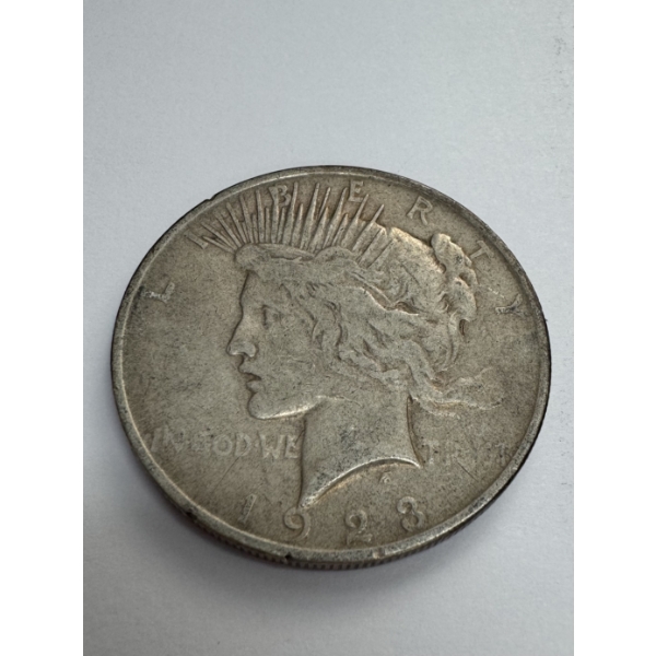 1923 United States 90% Silver Peace Dollar - Incredible Condition