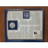Image 4 : Franklin D. Roosevelt Memorial Commemorative PCS Stamps & Coins Ft. Silver Dollar & Dime!