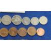 Image 7 : Three 5 Grains Of .999 Fine Silver Bars & Assorted Foreign Coins 
