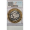 Image 4 : ICG MS69 Whiskey Pete's Casino Limited Edition $10 Bi-metallic Gaming Token .999 Fine Silver Center 