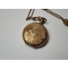 Image 6 : Gold-Filled Pocket Watch -Engraved Back & Photo, Adjustable Chain - Gorgeous Piece