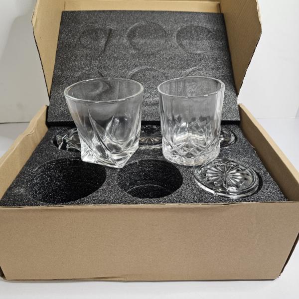 DeeCoo Mixed Old-Fashioned Whiskey Glass Set (6 glasses)