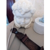 Image 3 : Lighted Ceramic Cherub, 3 Trinket Dishes, Small Wood Shelf, And A Cute Bank