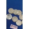 Image 2 : 1964 90% Silver Kennedy Half Dollars - Face Value: $4.00