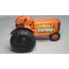 Image 2 : Vintage 10" Orange Louis & Marx Co Tin Toy Tractor 