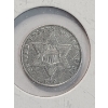 Image 2 : United States 1860 Three Cent "Trime" 90% Silver Coin