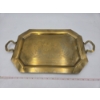 Image 3 : Vintage Gold Tone 20''x12'' Serving Tray