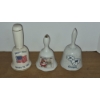 Image 5 : Collectible Porcelain & Glass 13 Pc Bell Collection - All In Perfect Condition - See Pics