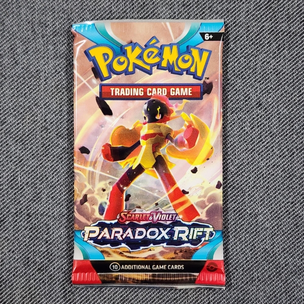  SEALED Pokemon Scarlet & Violet Paradox Rift 10 Card Booster Pack ~ Guaranteed Rare in Each Pack!