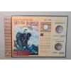 Image 1 : 1898 U.S 90% Silver Barber Quarter On Educational Display Card