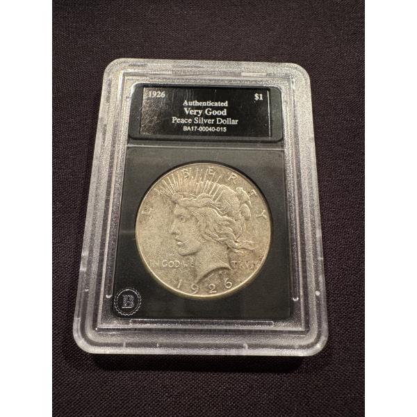1926 United States Peace Silver Dollar - Incredible Coin - Harder To Find Date