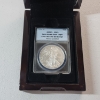 Image 1 : ANACS SP69 2008-W American Silver Eagle Satin Finish 2007 Reverse Die Design -1 oz .999 Fine Silver 