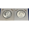 Image 1 : Lot of 2 90% Silver 1964 Kennedy Half-Dollars, FV $1.00