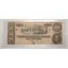 Image 1 : 1864 Confederate States Of America Richmond, Virginia $10 Note With Protective Sleeve
