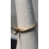 Image 3 : 14K Gold Lot Including Ring Without Stone, Earring Set & Single Earring With White Stone