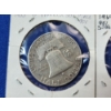 Image 5 : Two U.S. 90% Silver Half Dollars: 1953 Franklin & 1964 Kennedy