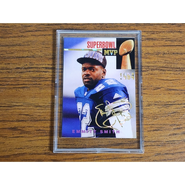 1993-94 Superbowl MVP's Emmit Smith Prototype Card - Mint Condition in Holder 