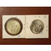 Image 4 : TWO STUNNING 1964 United States 90% Silver Kennedy Half Dollars Including One With Incredible Toning