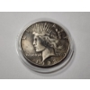 Image 2 : UNITED STATES 1923-S SILVER PEACE DOLLAR WITH UNIQUE BLACK TONING ~ Minted at the San Francisco Mint