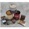 Image 1 : Neat Vintage Tobacco Tin Collection And Vintage Pipe Stimmel