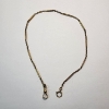 Image 1 : 14K Yellow Gold Chain, Pocket Watch Chain - 14in - TW: 11.8g