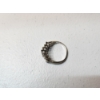 Image 5 : Gorgeous 10K White Gold Ring with Diamonds - Size 8 - TW: 3.0g