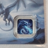 Image 2 : Ice Dragon 1 Gram .999 FIne Silver Bar - 320 Coins - In Sealed Card