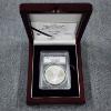 Image 1 : PCGS MS70 United States 2018 Silver 1 Oz .999 Fine Eagle in Nice Wooden Case