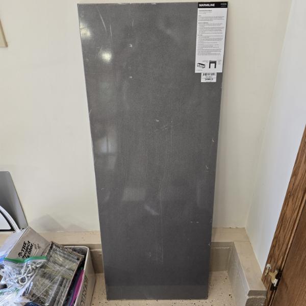 Engineered Stone Table/Bench Top - New in Plastic - 18x47.17x0.59