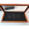 Image 2 : Wooden Glass-Top Coin Display/Storage Box - Holds 4 Standard Slabs