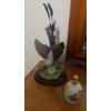 Image 1 : 2 Piece Collectible Figurine - Bird & Bell - See Pictures