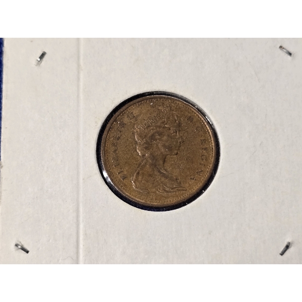 1967 Canadian Penny - Centennial Commemorative Coin Design