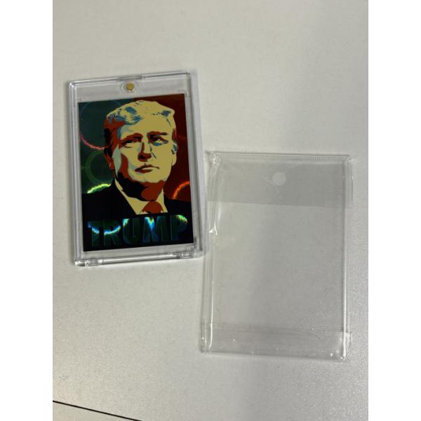 Trump Photo in plastic storage with COA - Proud Patriots Pop Art Portraits