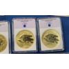 Image 13 : (9) Assorted American Mint CuNi 24K Gold Layered Replica Coins 