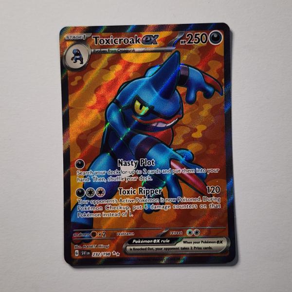 Toxicroak EX 232/198 Holo Rare Pokemon Trading Card