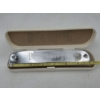 Image 2 : Excellent Condition Full Size Blue Danube Harmonica In Hard Plastic Case