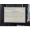 Image 6 : Six 1989 Collegiate Collection Michael Jordan Basketball Trading Cards on Nice Display 